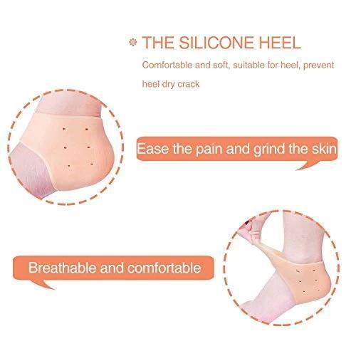 1277 Anti Crack Silicon Gel Heel Moisturizing Socks For Foot Care Men Women (Loose Pack) 1277 Anti Crack Silicon Gel Heel Moisturizing Socks For Foot Care Men Women (Loose Pack)